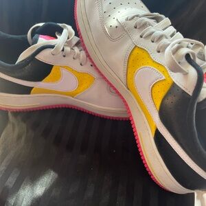 Nike Black and Cream Sneakers